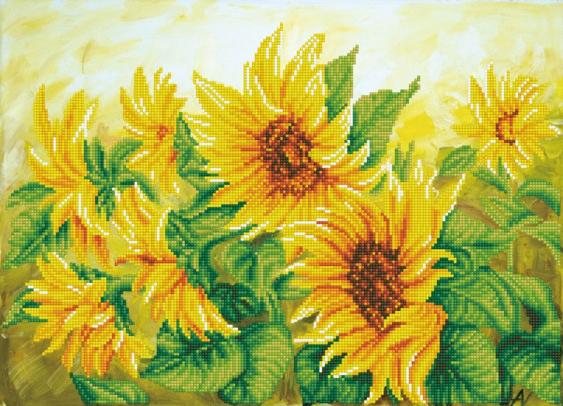 DD10.023 - Hazy Daze Sunflowers