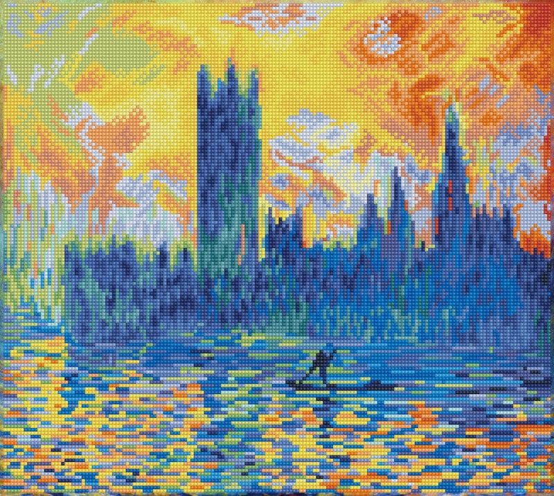 DD10.038 - London Parliament in Winter (après Monet)