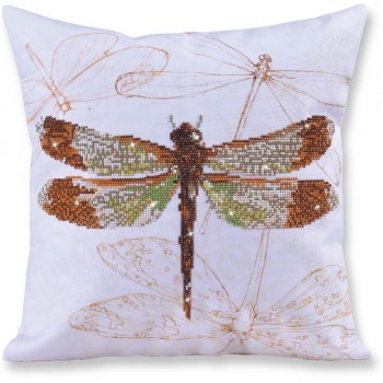 DD16.001 - Diamond Dotz Pillow Dragonfly Earth