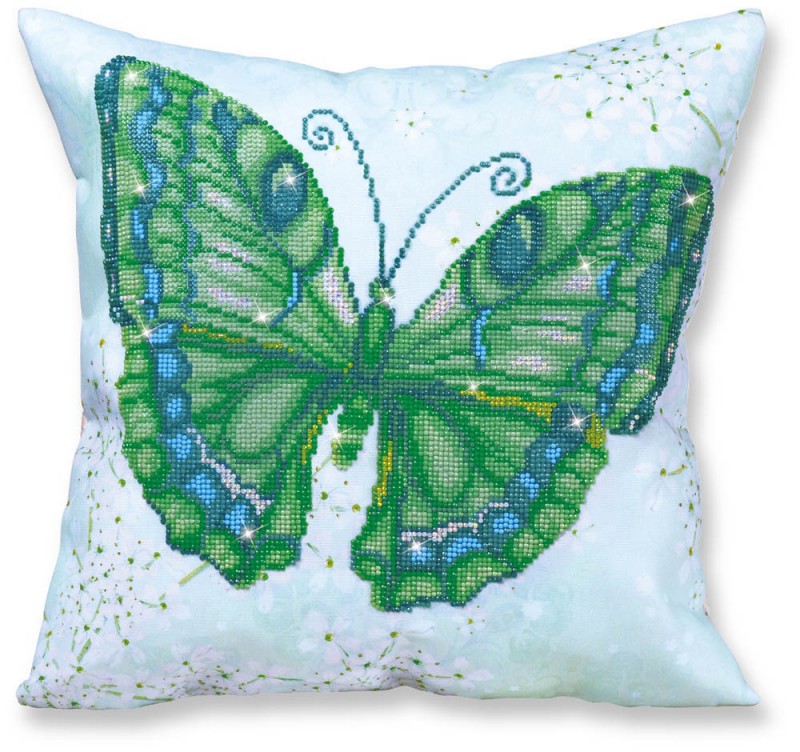 DD16.008 - Diamond Dotz Pillow Papillon Vert