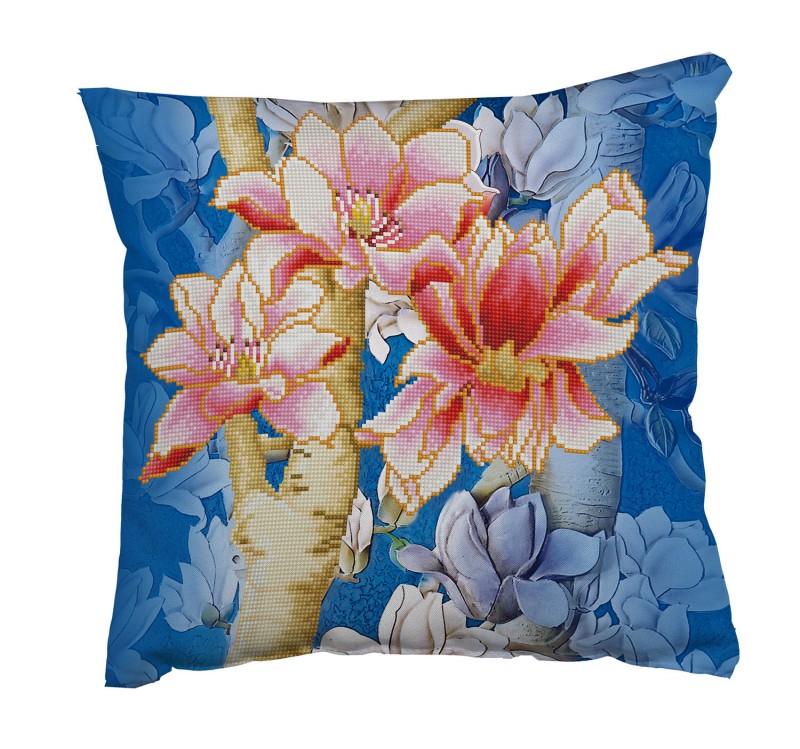 DD16.013 - Magnolias on blue 1