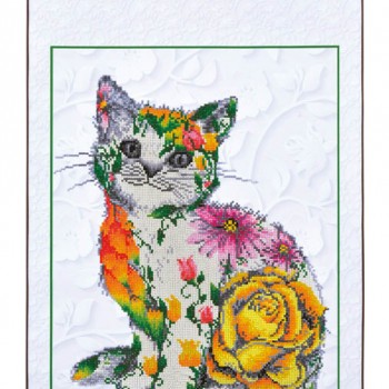 DD17.005 - Flower Puss Scroll