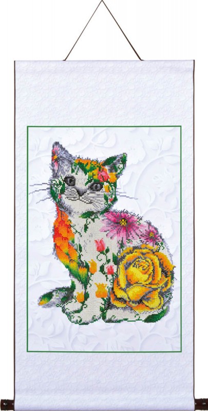 DD17.005 - Flower Puss Scroll