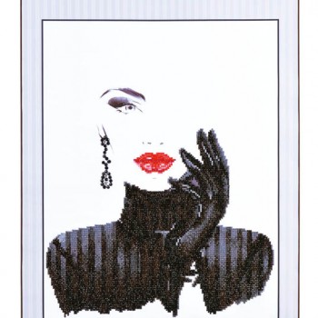 DD17.006 - Lady in Black Scroll