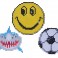 DD40.004 - 3 STICKERS Multi Pack - Smile