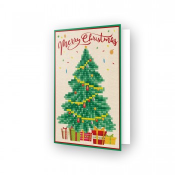 DDG.014 - Greeting Card MERRY CHRISTMAS TREE