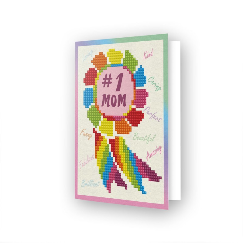 DDG.015 - Greeting Card NUMBER 1 MOM