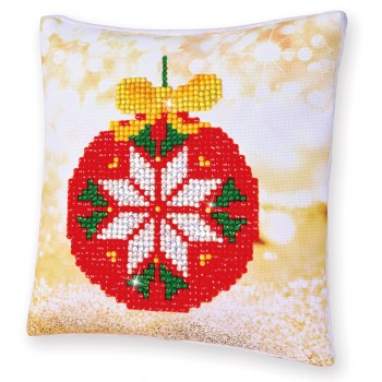 DDP2.021 - Red Bauble Pillow