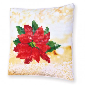 DDP2.025 - Pointsettia Pillow