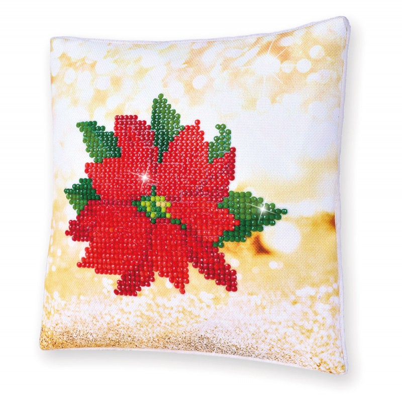 DDP2.025 - Pointsettia Pillow