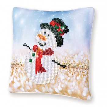 DDP2.033 - Snowman Top Hat Pillow