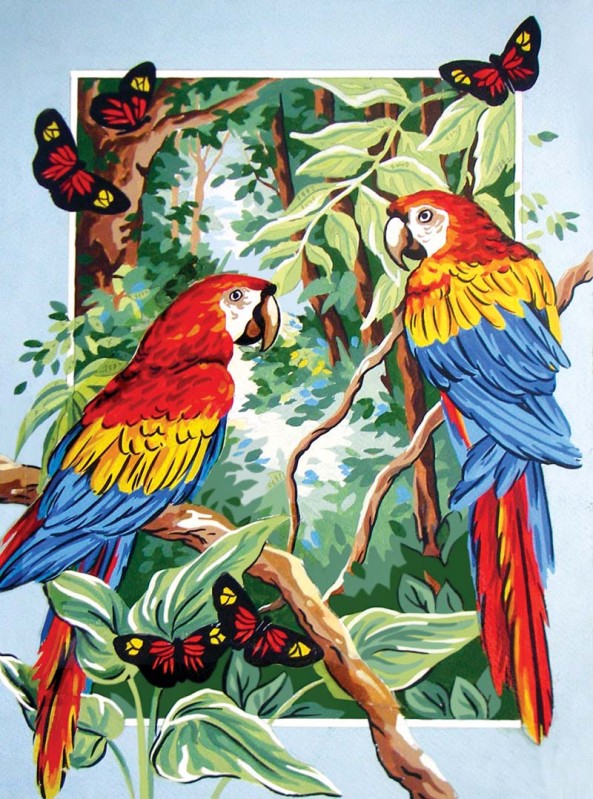 10452 - Tropical Parrots 10452 - Tropical Parrots