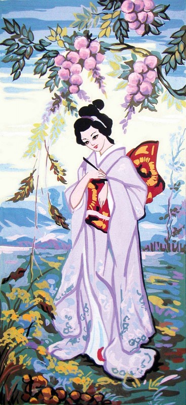 8051 - Geisha in Spring 8051 - Geisha in Spring