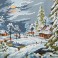 6294 - Moonlight Snow Scene