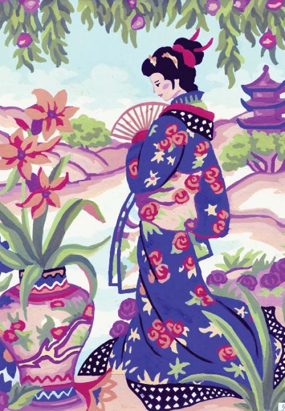 6216 - Geisha in Blue 6216 - Geisha in Blue