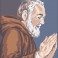 3100 - Padre Pio Praying