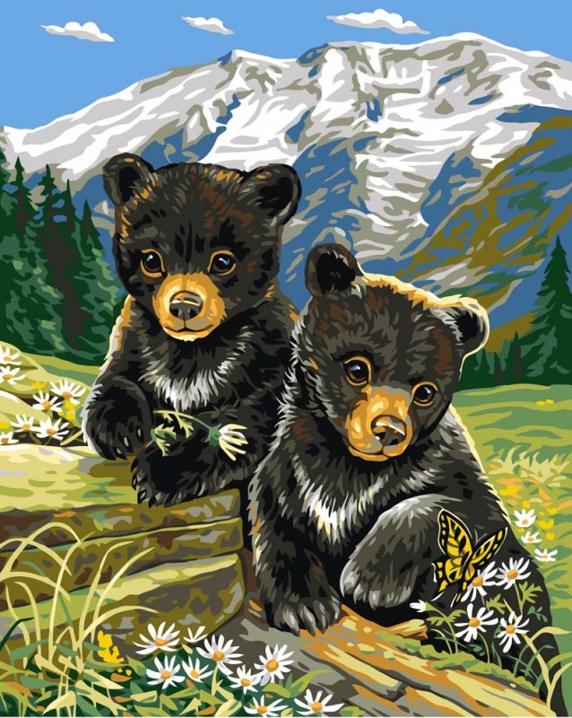 10509 - Bear Cubs in Spring