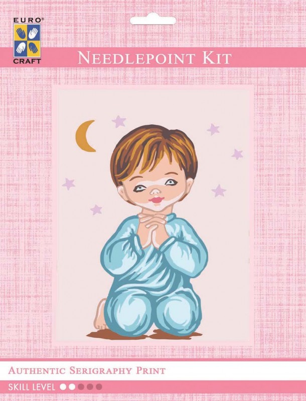 3303K - Angel Boy Praying with Moon & Stars 3303K - Angel Boy Praying with Moon & Stars