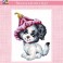 3194K - Puppy with Flower Hat