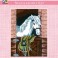 3165K - White Pony in Stable