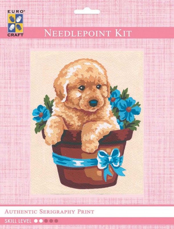 3140K - Puppy in Flower Pot 3140K - Puppy in Flower Pot