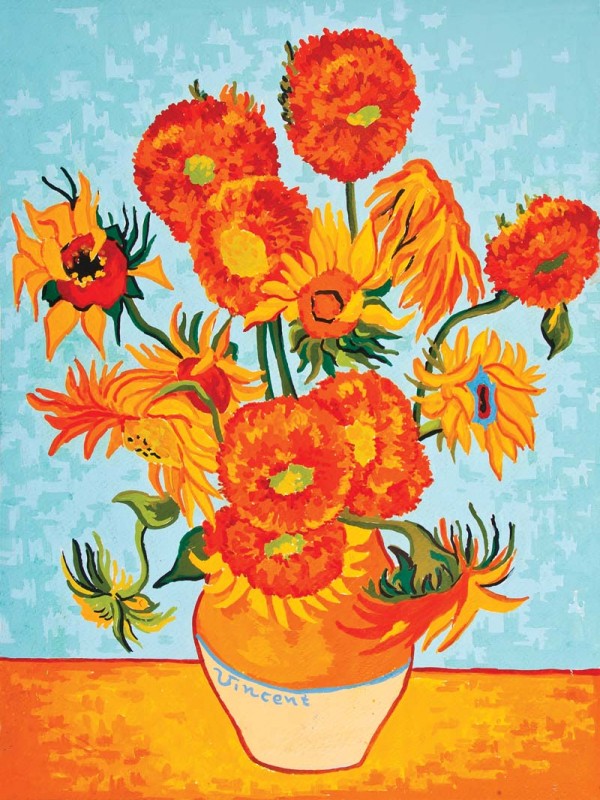 10244 - Sunflowers, Van Gogh