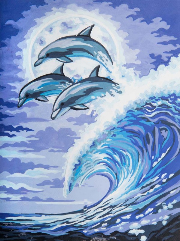 10489 - Moonlight Dolphins